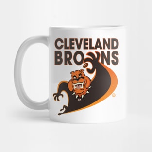 Cleveland Browns BullDawg Whoosh Ballin Mug